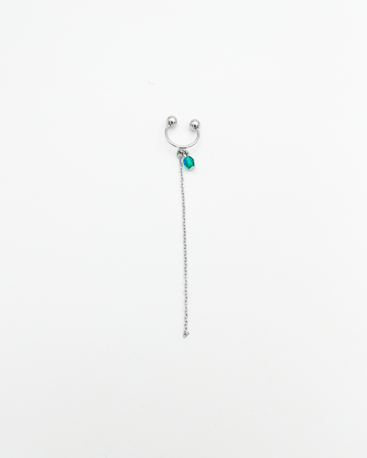 EARCUFF_BLUE BLING