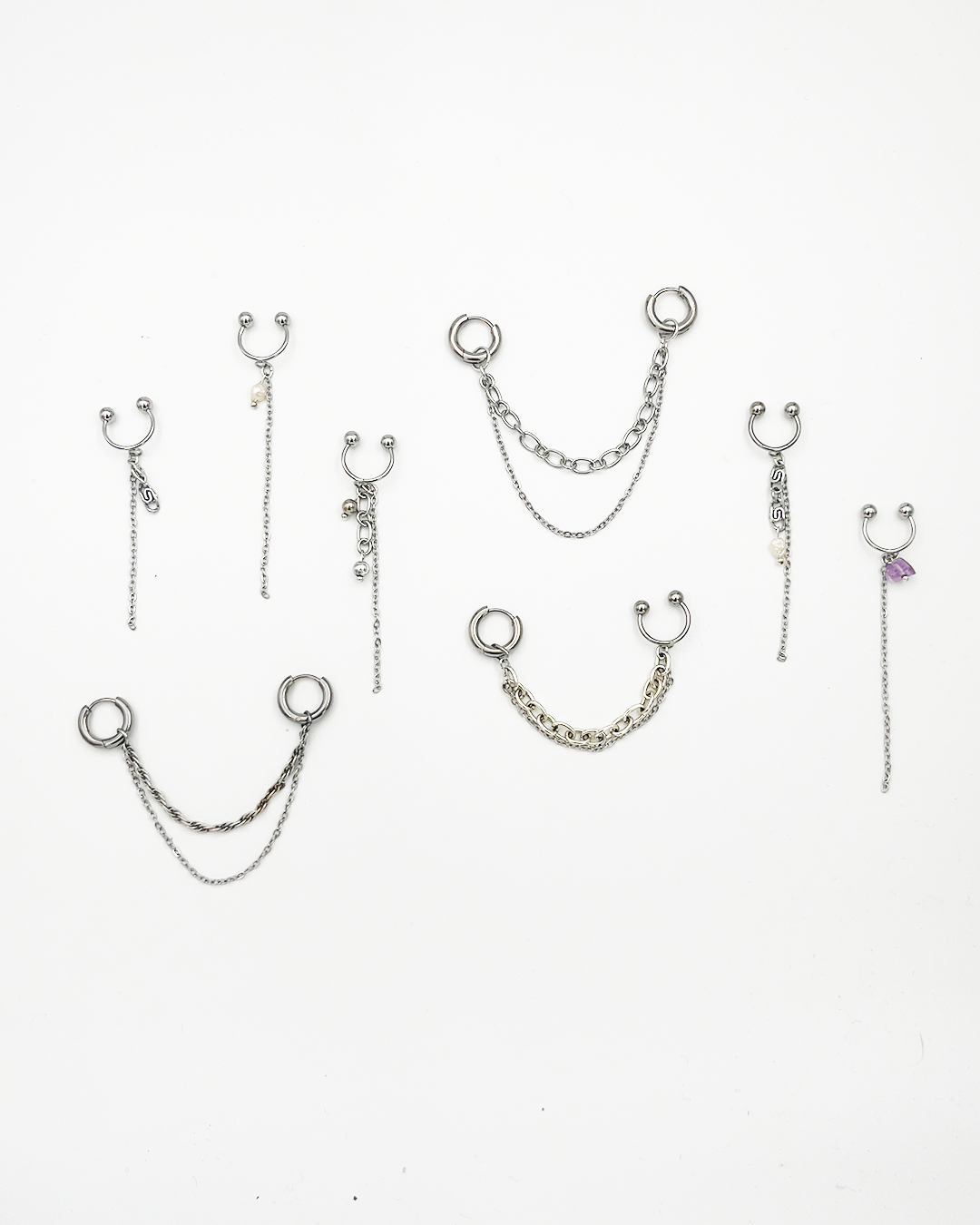 BOUCLE EARCUFF_SILVER