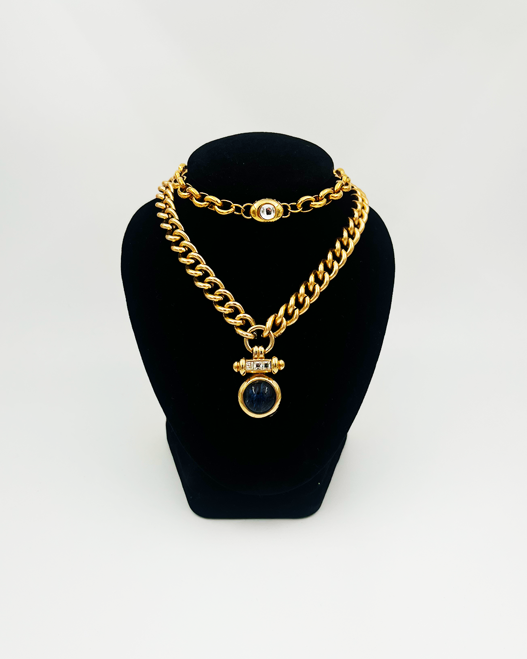 COLLIER_BLUE GEM