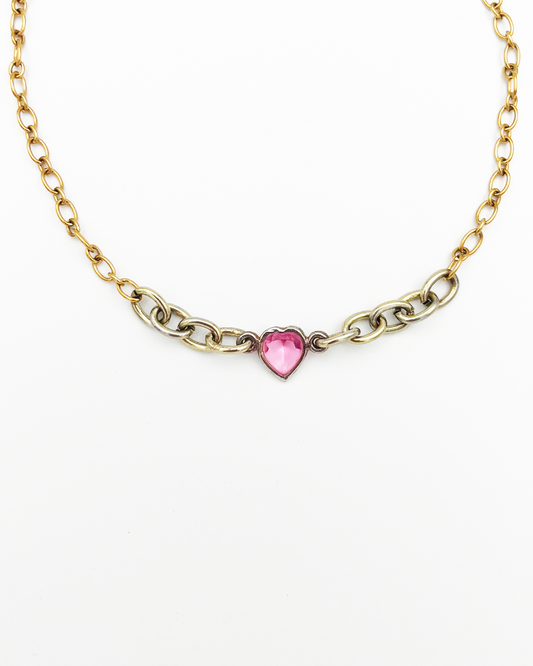 COLLIER_PINK HEART