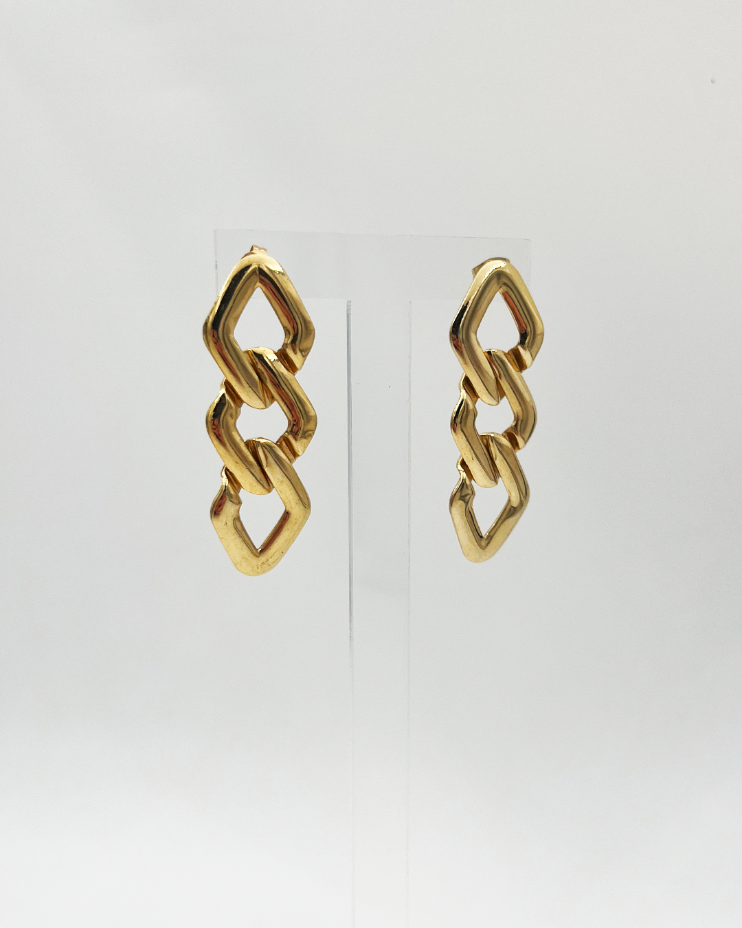 BOUCLES_GOLD CHAIN PAIR
