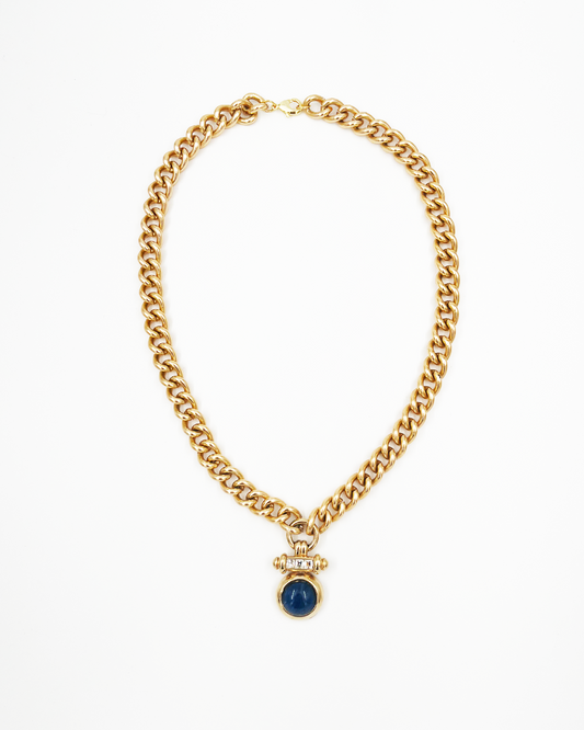 COLLIER_BLUE GEM