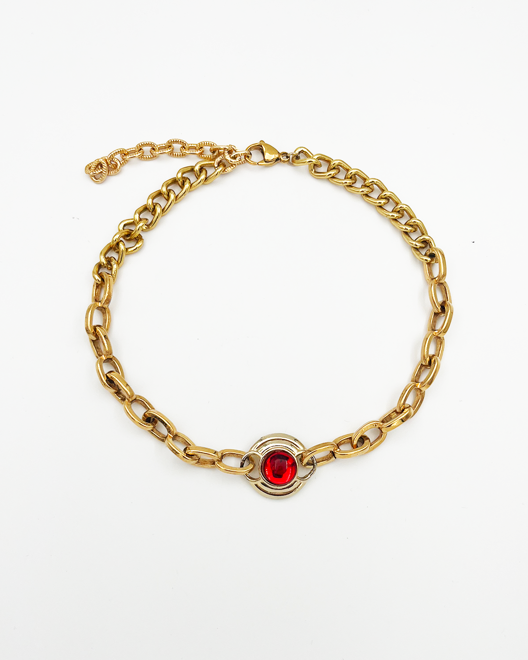 COLLIER_RED CHOCKER
