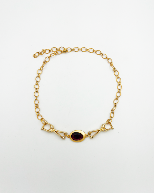 COLLIER_RED GEM
