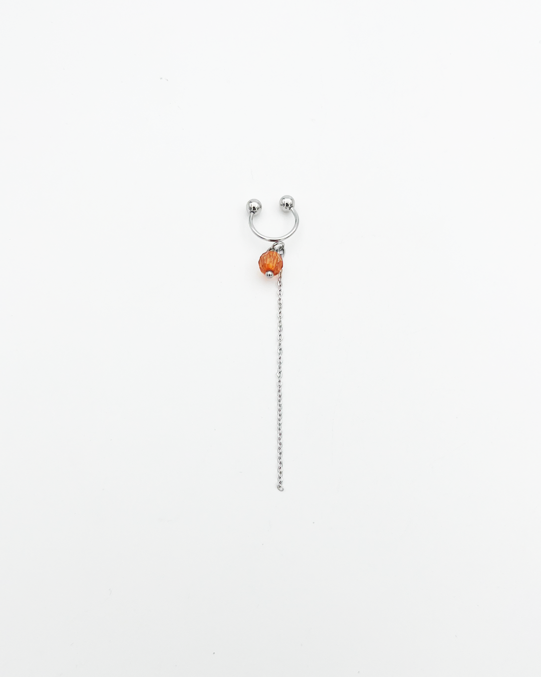 EARCUFF_ORANGE BLING