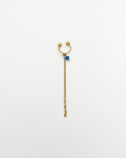 EARCUFF_BLUE PEARL