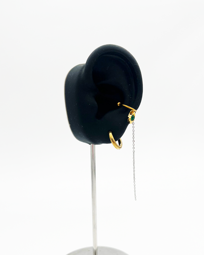 EARCUFF_GREEN EYE