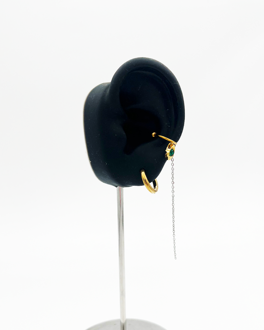 EARCUFF_GREEN EYE