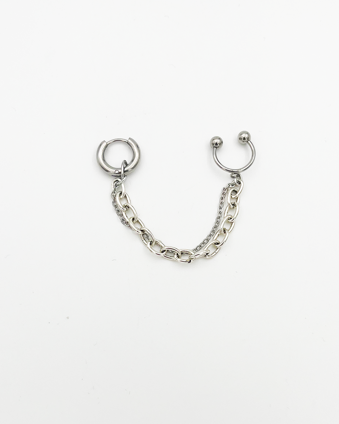 BOUCLE EARCUFF_SILVER