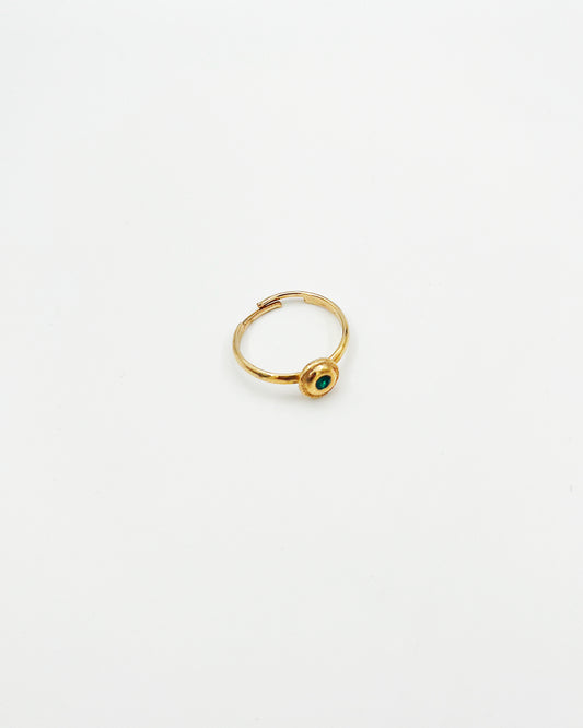 BAGUE VINTAGE_PIERRE VERTE