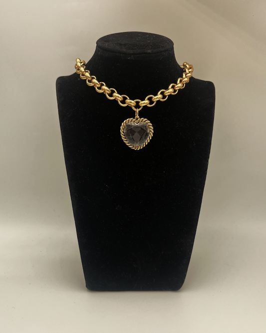 COLLIER_CRISTAL HEART
