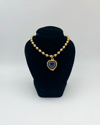 COLLIER_BLUE HEART