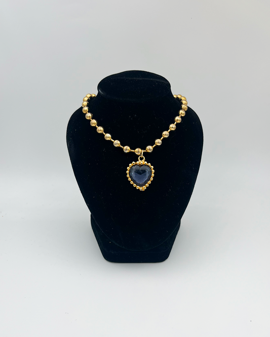 COLLIER_BLUE HEART