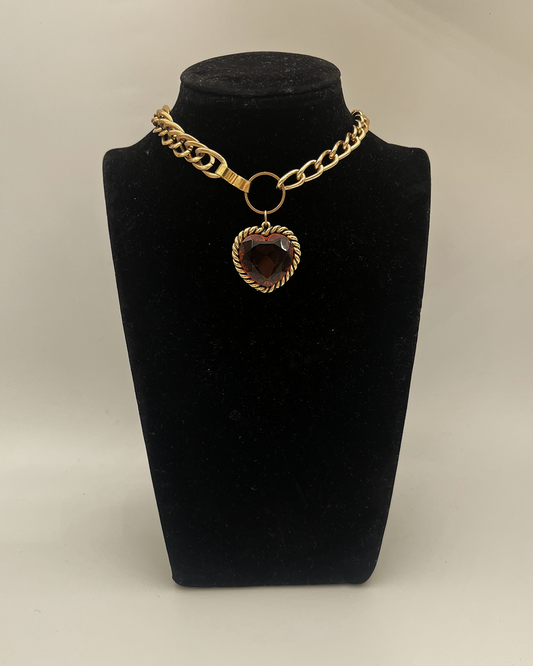 COLLIER_ORANGE HEART