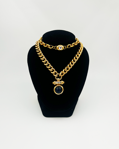 COLLIER_BLUE GEM