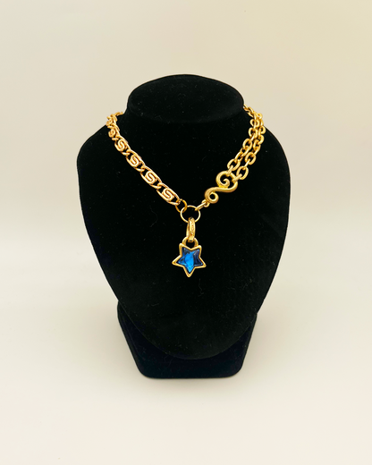 COLLIER_BLUE STAR