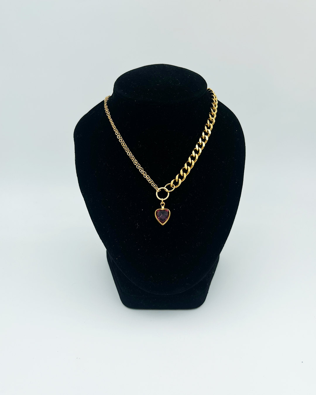 COLLIER_PINK HEART