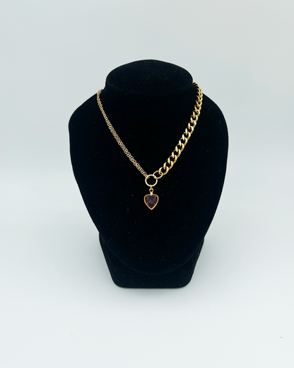 COLLIER_PINK HEART