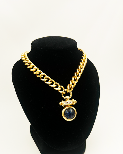 COLLIER_BLUE GEM