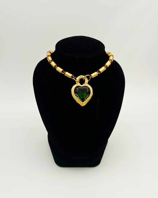 COLLIER_GREEN HEART