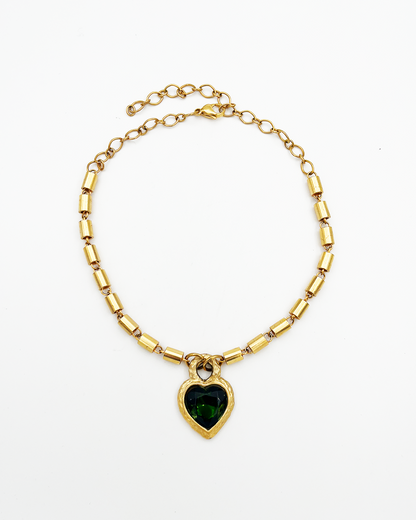 COLLIER_GREEN HEART