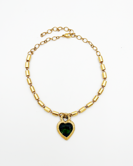 COLLIER_GREEN HEART
