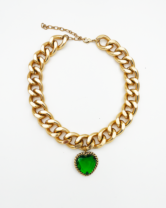 COLLIER_GREEN HEART