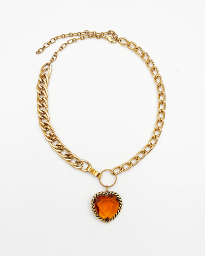 COLLIER_ORANGE HEART
