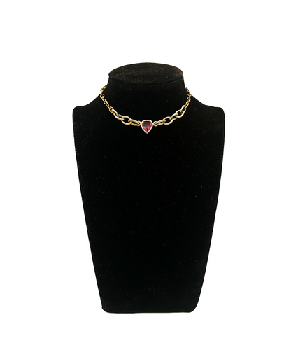 COLLIER_PINK HEART
