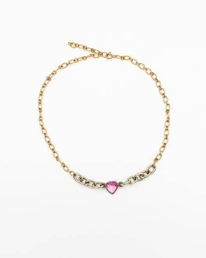 COLLIER_PINK HEART