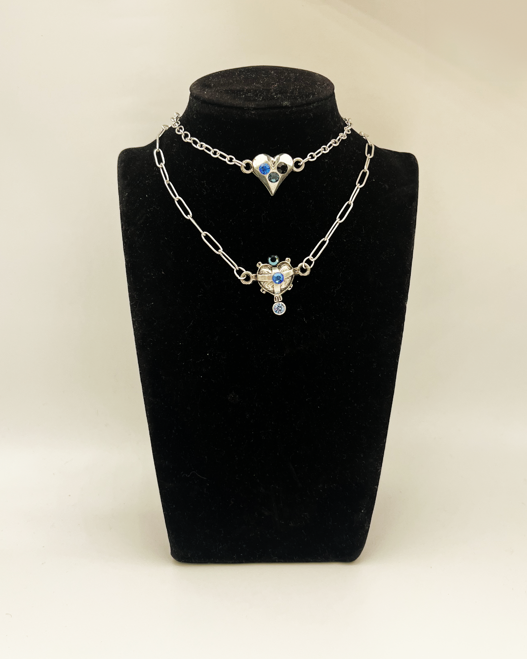 COLLIER_SILVER HEART 2