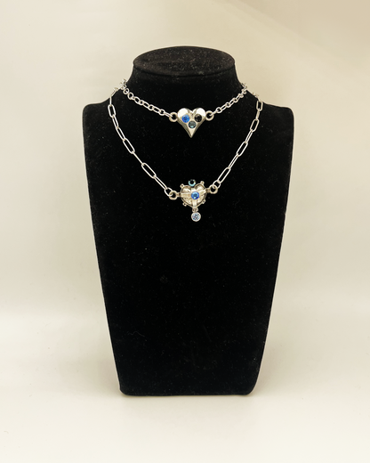 COLLIER_SILVER HEART 2