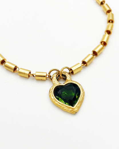 COLLIER_GREEN HEART
