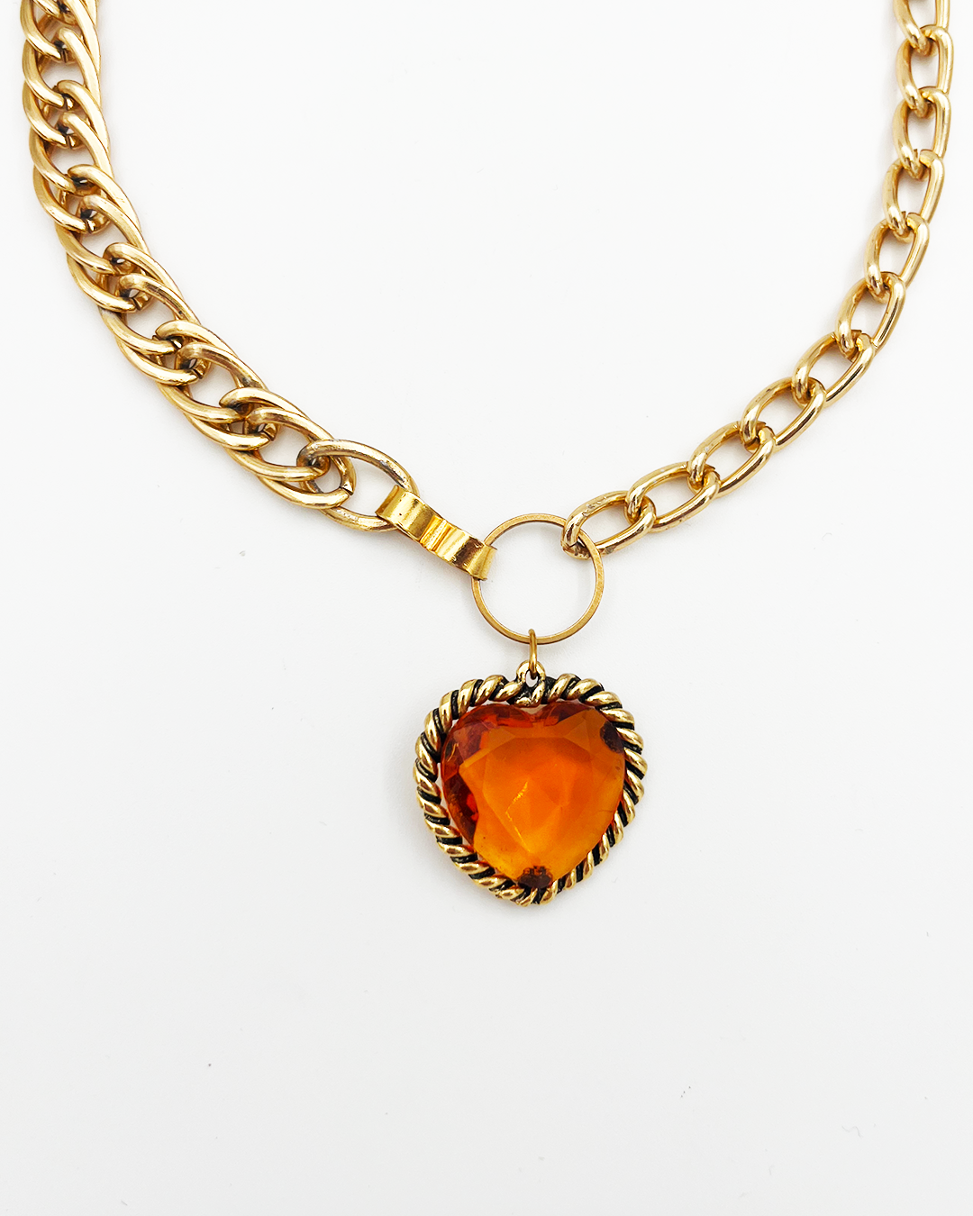 COLLIER_ORANGE HEART