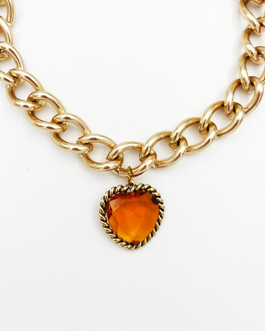 COLLIER_ORANGE HEART 2