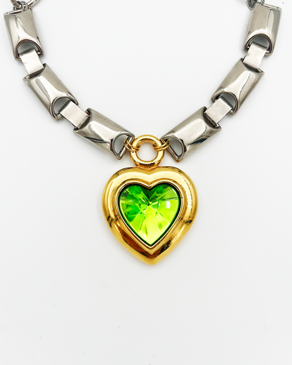 COLLIER_GREEN HEART