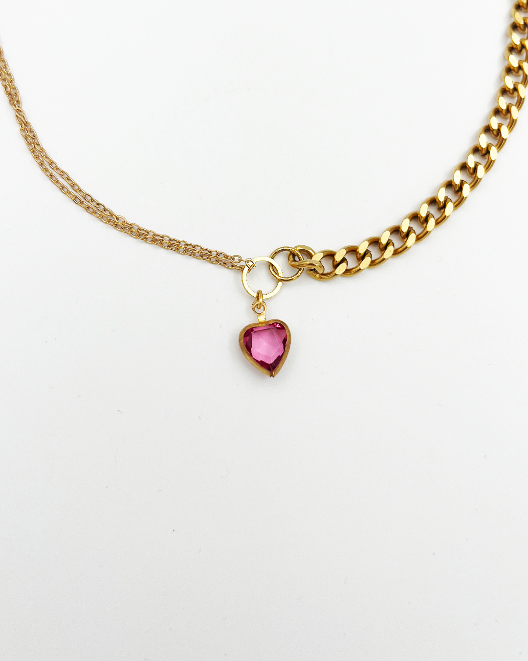 COLLIER_PINK HEART