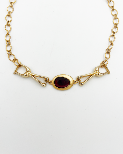 COLLIER_RED GEM