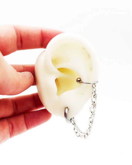 BOUCLE EARCUFF_SILVER