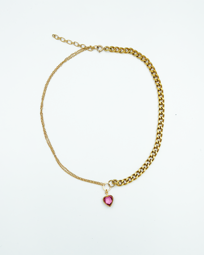 COLLIER_PINK HEART