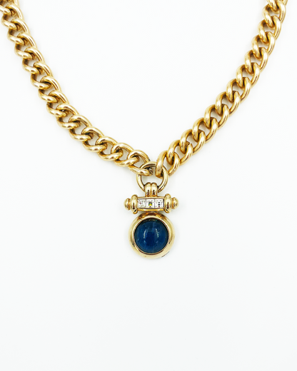 COLLIER_BLUE GEM