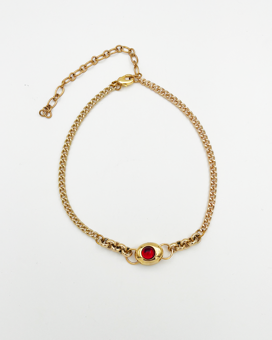 COLLIER_RED CHOCKER 2