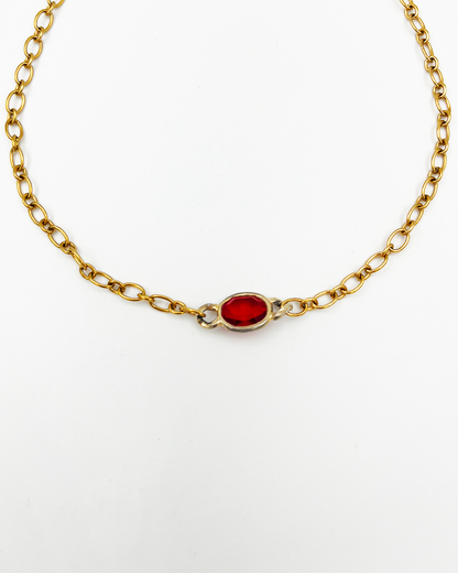 COLLIER_RED GEM