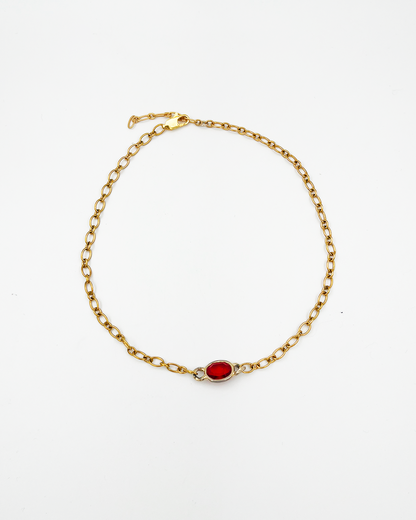 COLLIER_RED GEM