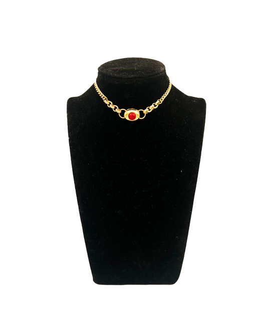 COLLIER_RED CHOCKER 2