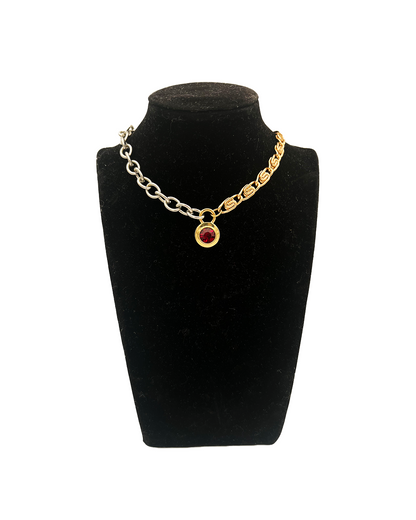 COLLIER_RED & BICOLORE