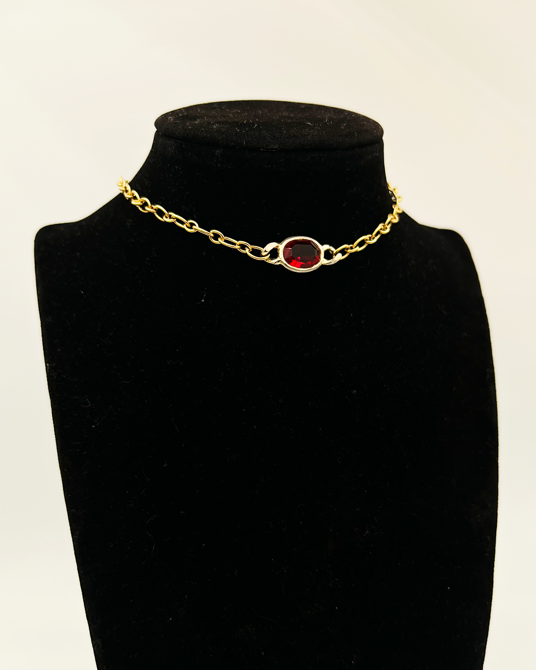 COLLIER_RED GEM