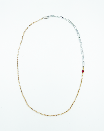 COLLIER_RED GEM