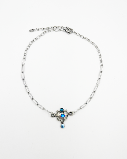 COLLIER_SILVER HEART 2